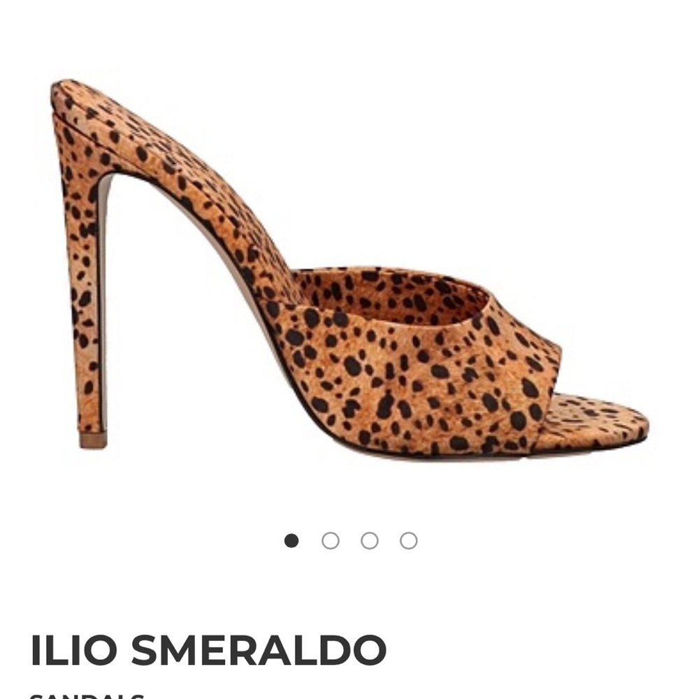 NEW Ilio Smeraldo - Leopard Print Women's Sandals - Size 40, fit like size 9